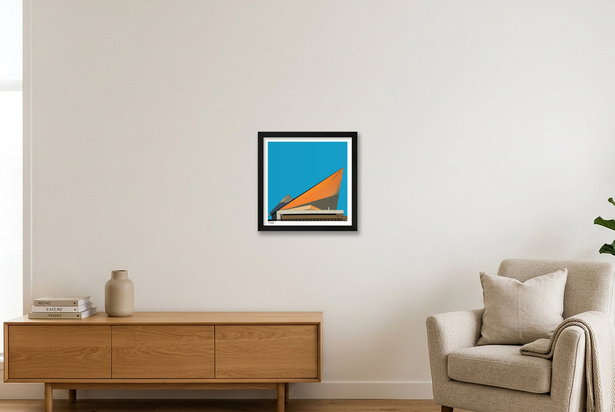 Markham Moor  — 30×30cm, 12×12" Black Frame
