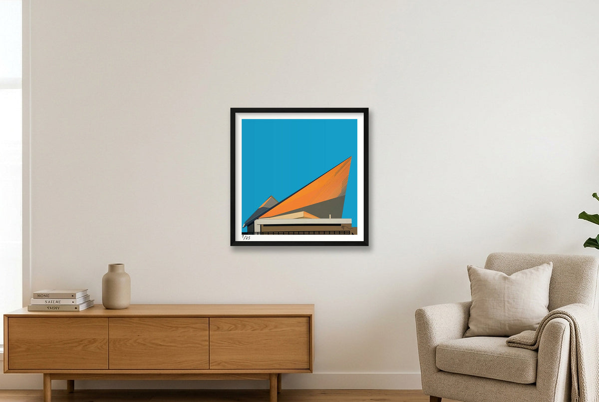 Markham Moor  — 50×50cm, 20×20" Black Frame