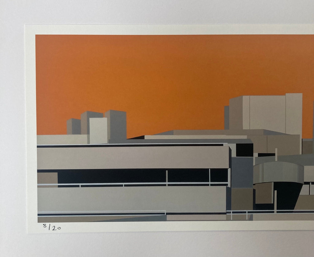 National Theatre London Fine Art Giclee Print