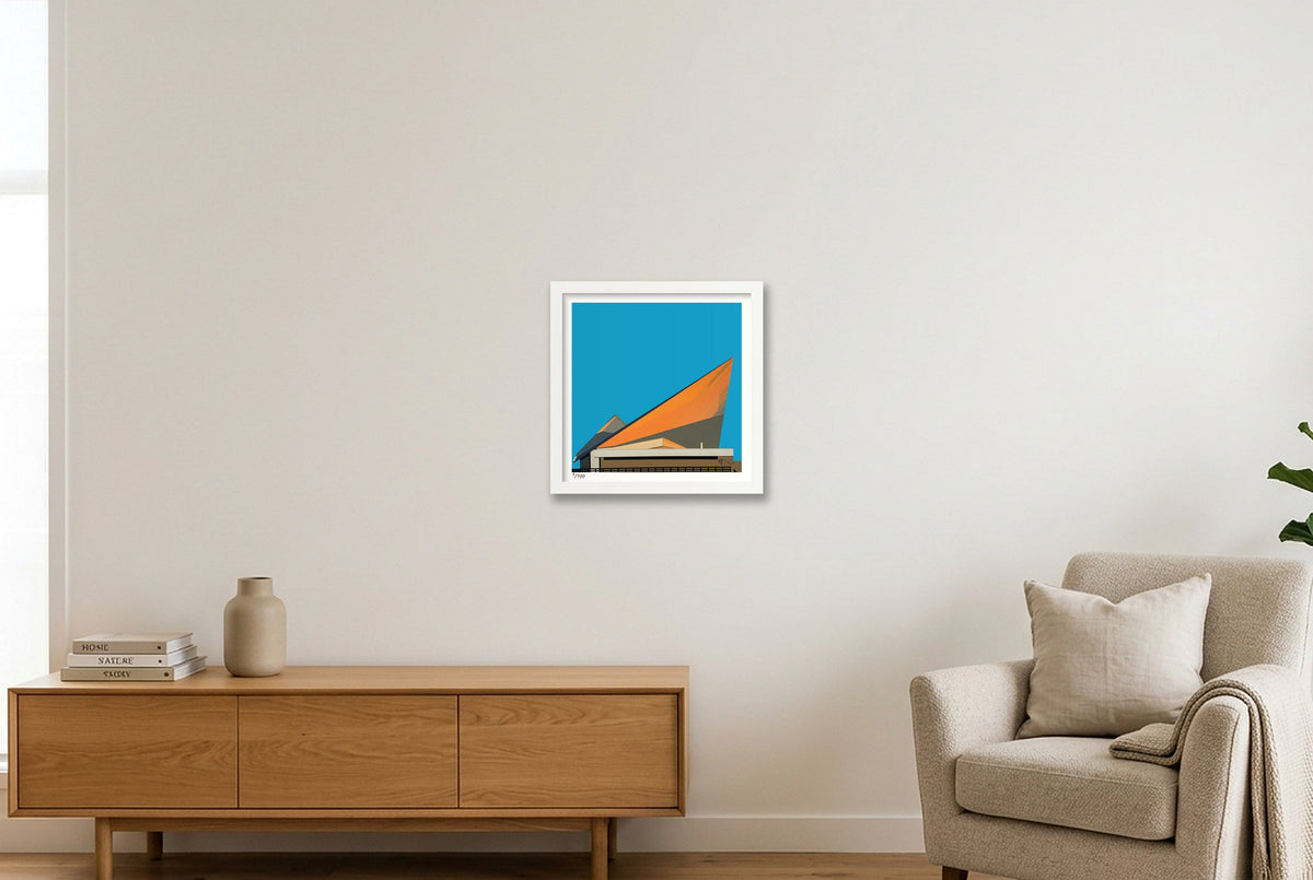 Markham Moor  — 30×30cm, 12×12" White Frame