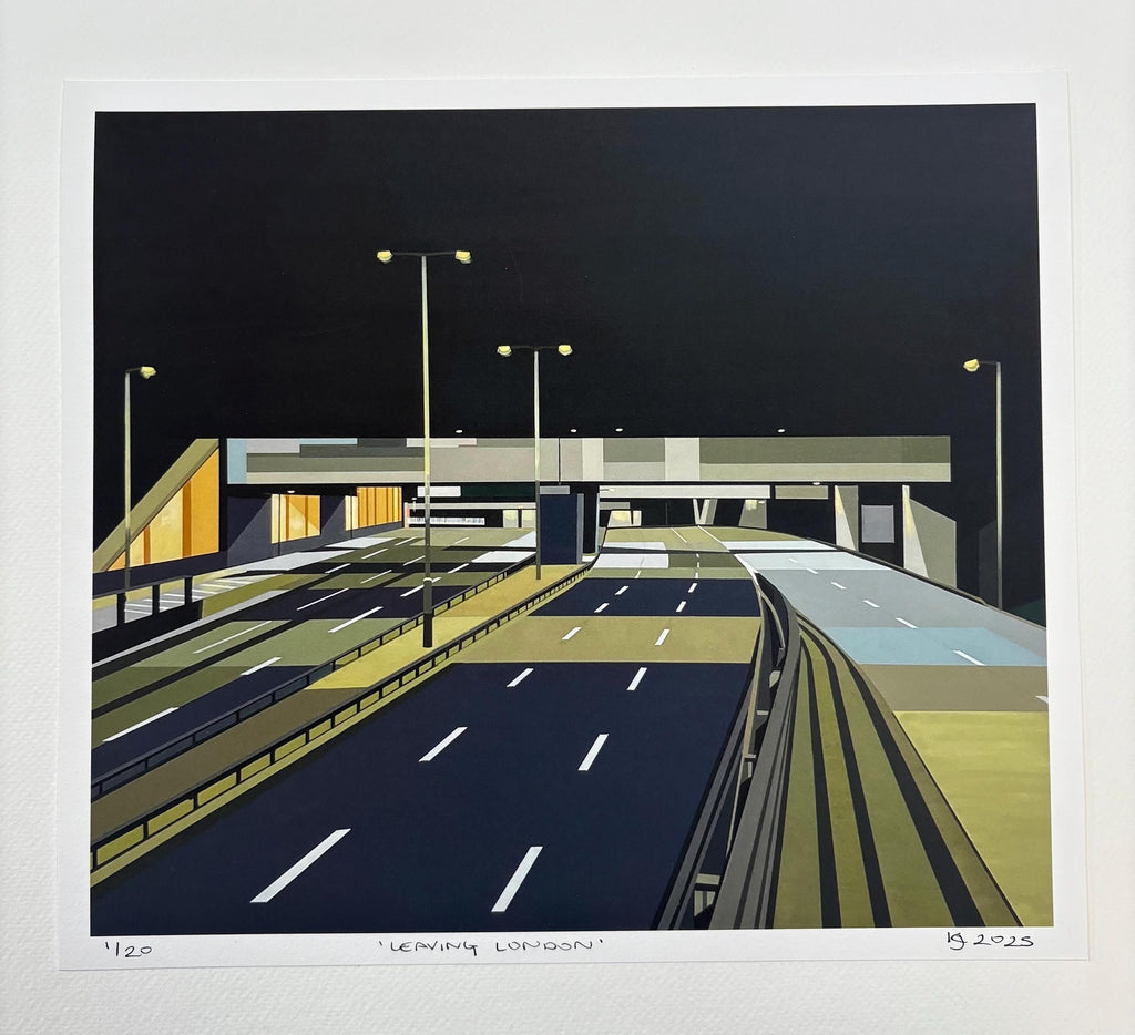 Leaving London Fine Art Giclee Print