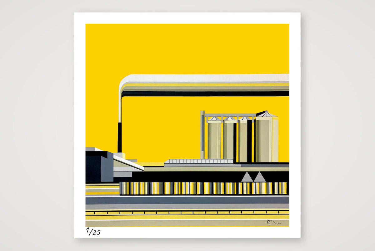 Home Yellow signed — 50×50cm, 20×20" Print only