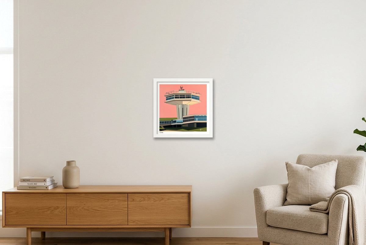 Forton signed — 30×30cm, 12×12" White Frame