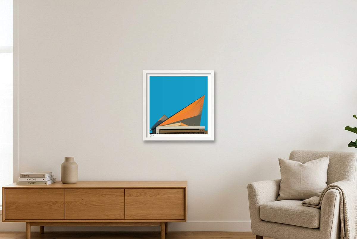 Markham Moor  — 40×40cm, 16×16" White Frame