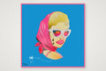 Blue Roadgirl — 20×20cm, 8×8" Print only