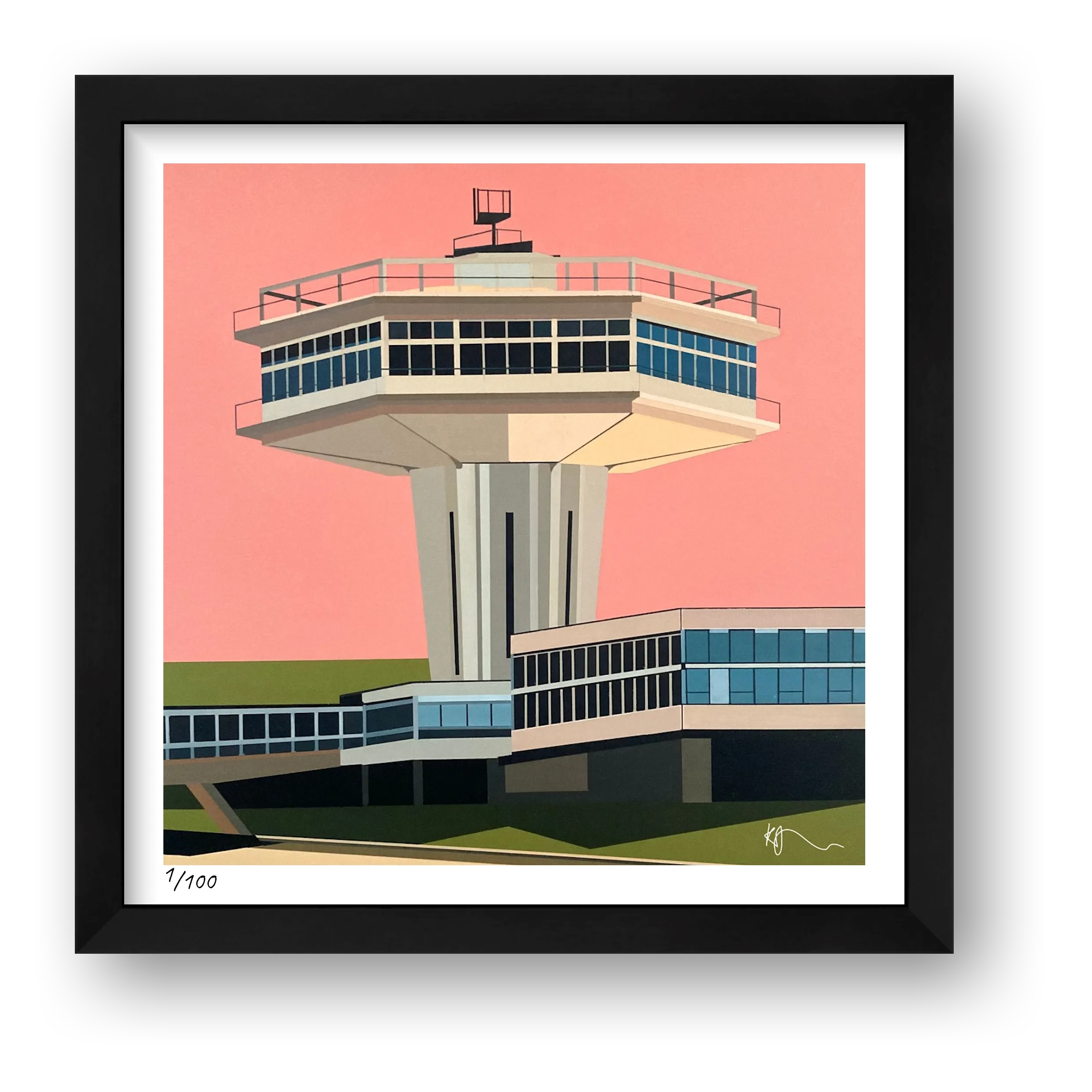Forton signed — framed