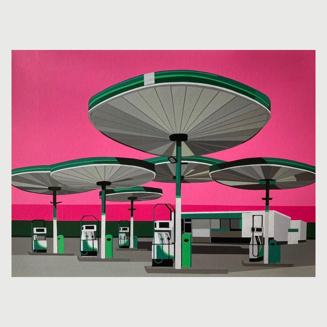 The Future Looked Bright Fine Art Giclee Print