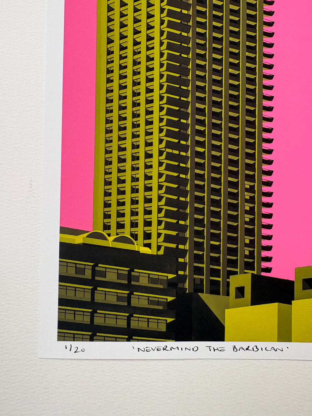 Nevermind The Barbican Fine Art Giclee Print