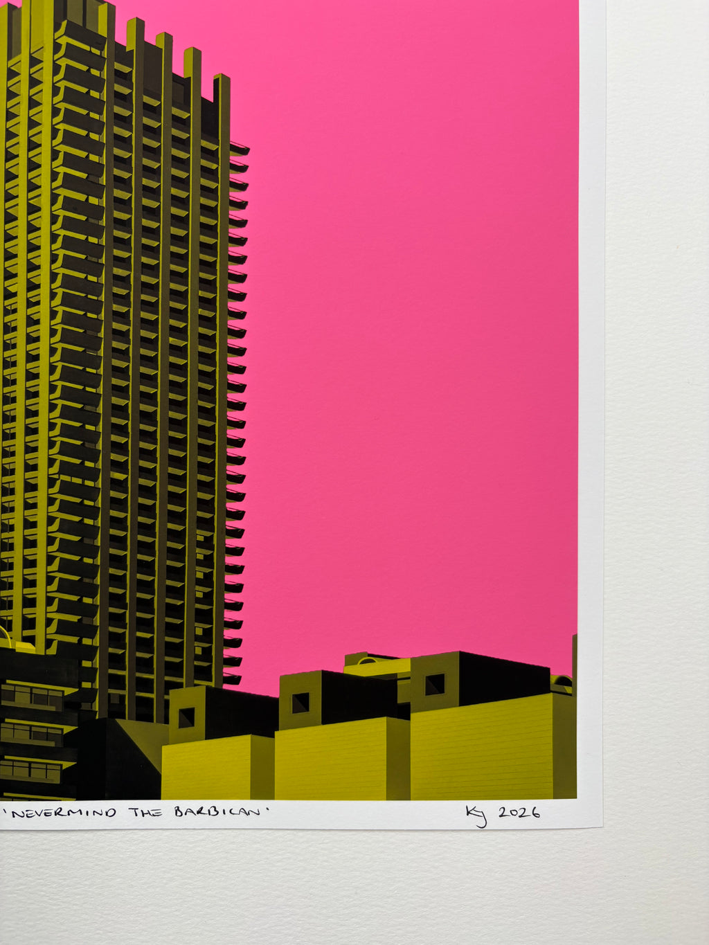 Nevermind The Barbican Fine Art Giclee Print