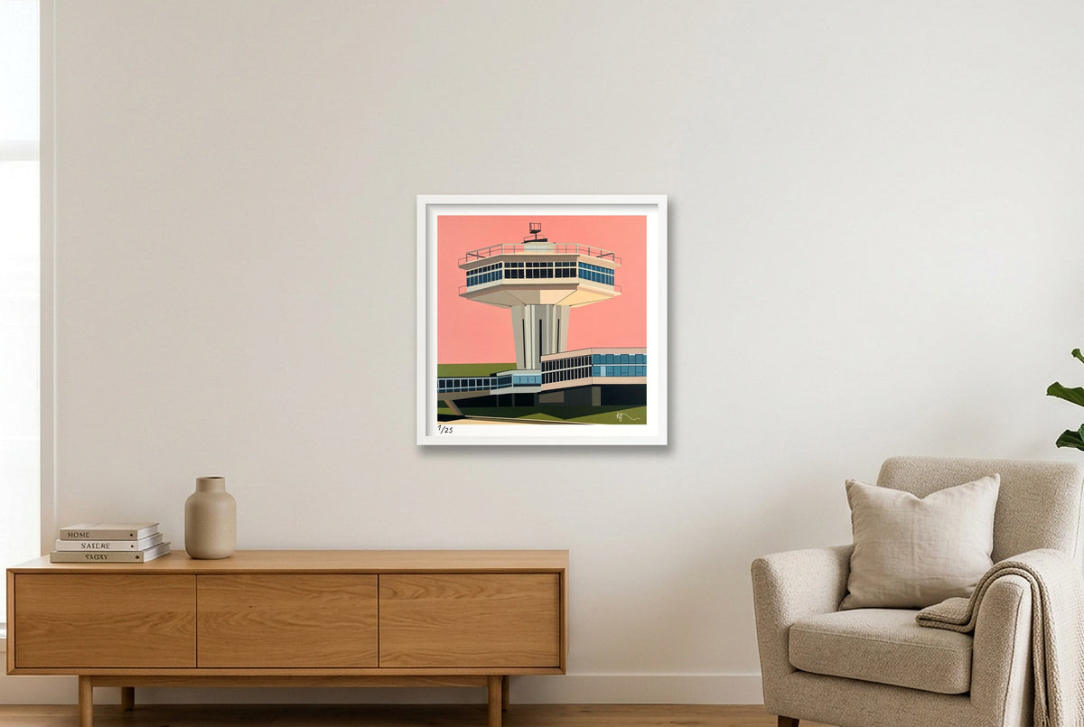 Forton signed — 50×50cm, 20×20" White Frame