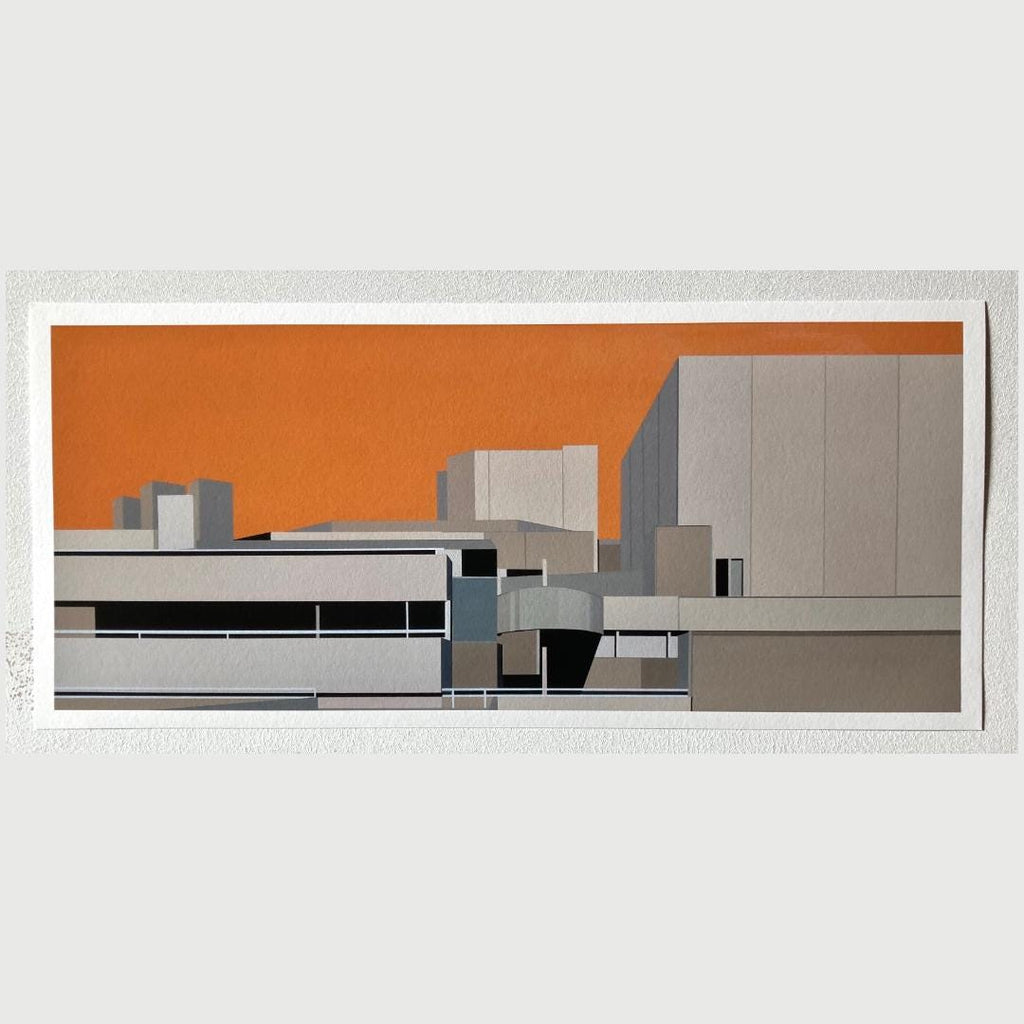 National Theatre London Fine Art Giclee Print