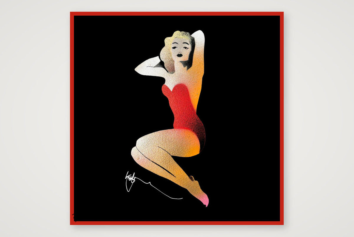 Bombshell — 40×40cm, 16×16" Print only