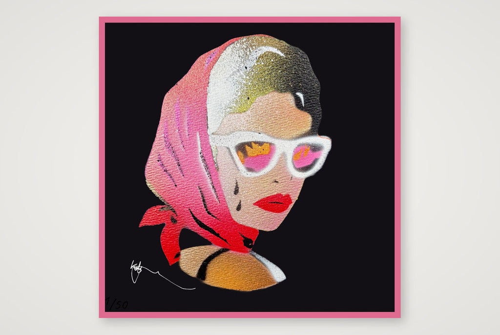 Roadgirl — 20×20cm, 8×8" Print only