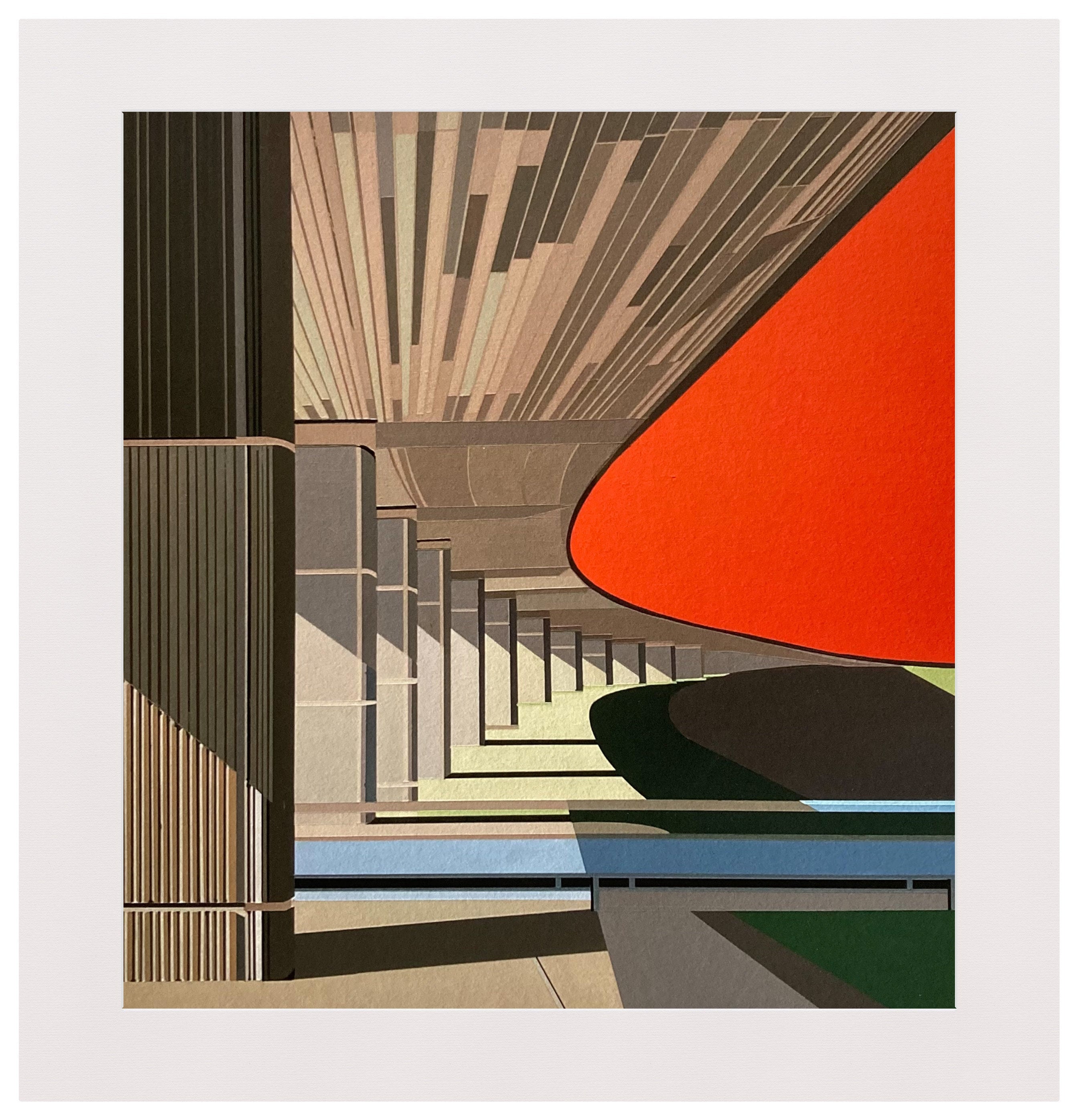 Red Hill Flyover Fine Art Giclee Print
