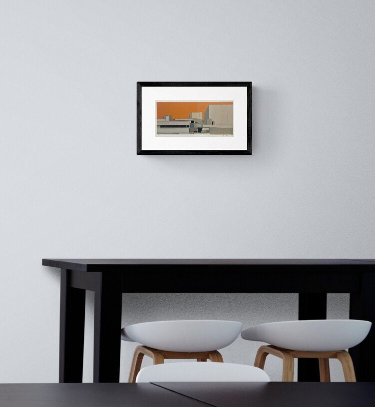 National Theatre London Fine Art Giclee Print