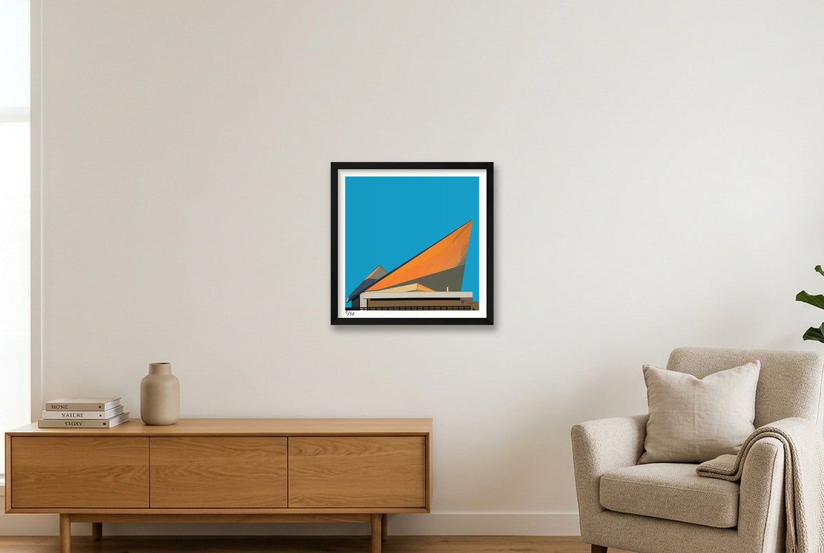 Markham Moor  — 40×40cm, 16×16" Black Frame