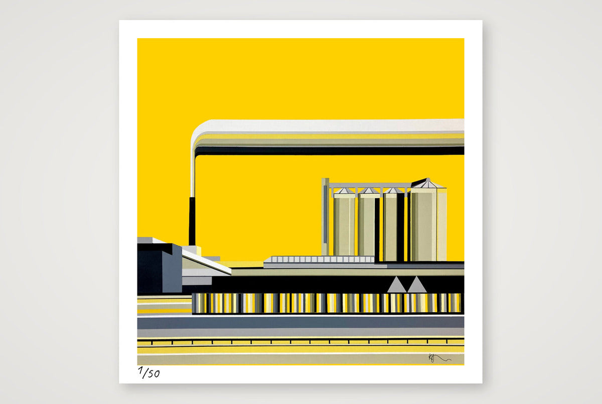 Home Yellow signed — 40×40cm, 16×16" Print only