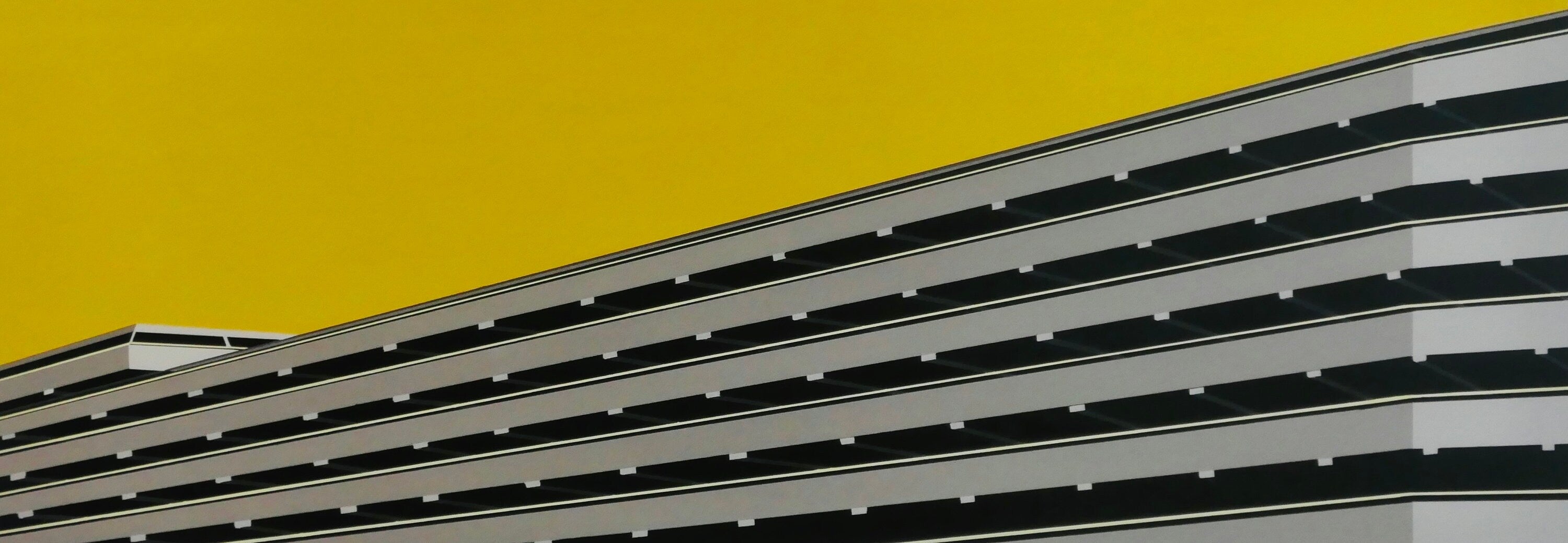 Lee Circle Car Park, Leicester fine art Giclee Print