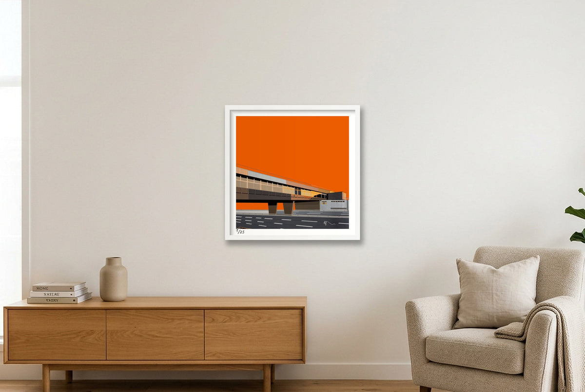 Leicester Forest East  — 50×50cm, 20×20" White Frame