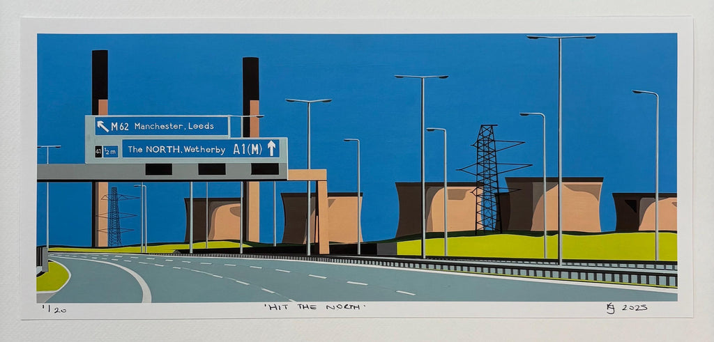 Hit The North Fine Art Giclee Print