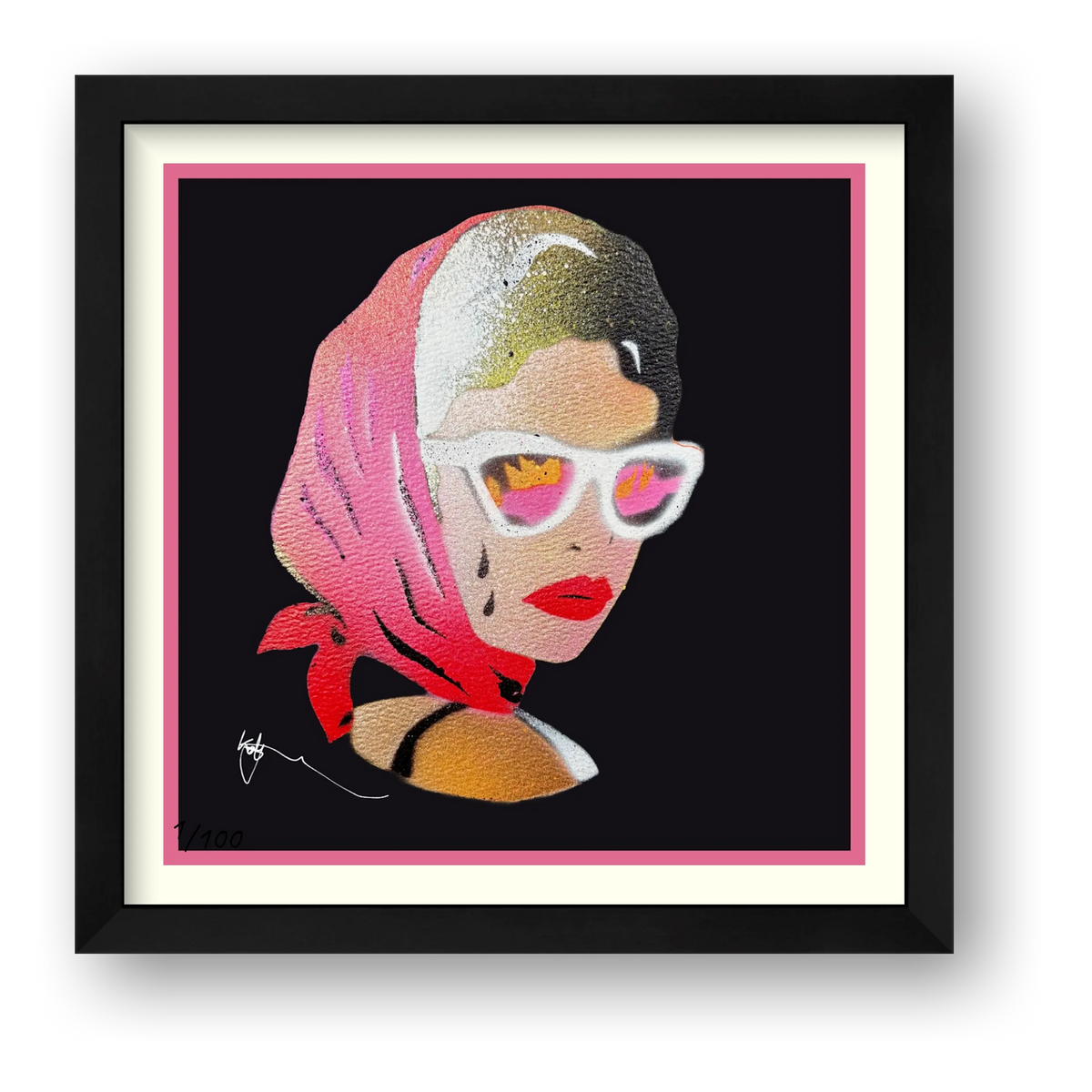 Roadgirl — framed