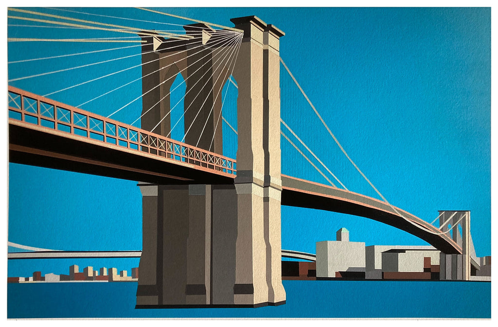 Brooklyn Bridge Fine Art Giclee Print